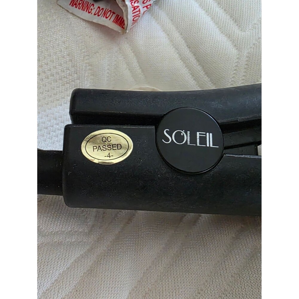 Soleil Black Hair Straightener Flat Iron - Picture 6 of 6